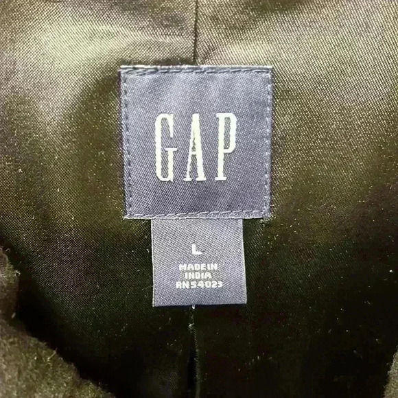 GAP Wool Coat with Zipper and Button Closure - Picture 8 of 10